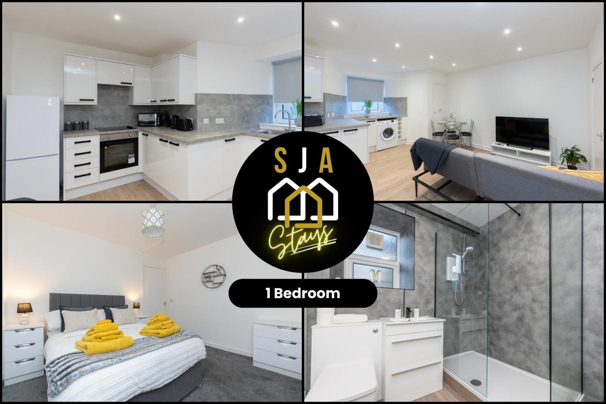 Central City Stay - Sja Stays - 1 Bed Apartment Aberdeen Zewnętrze zdjęcie